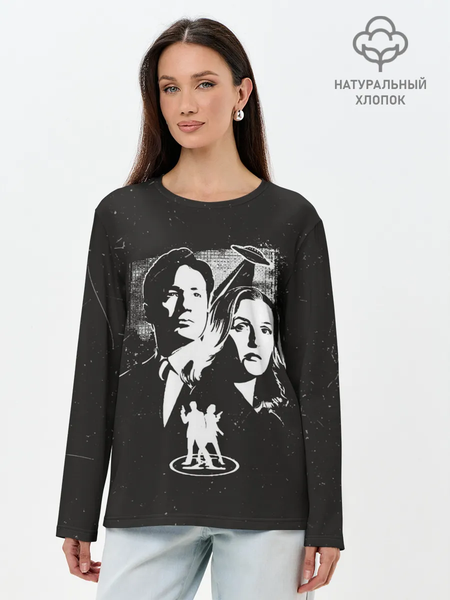 Лонгслив женский. Хлопок / Fox and Dana