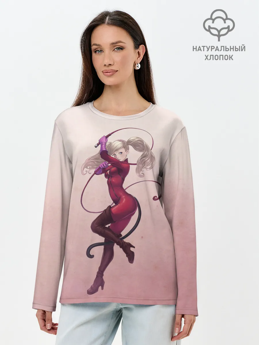 Лонгслив женский. Хлопок / Милая Энн