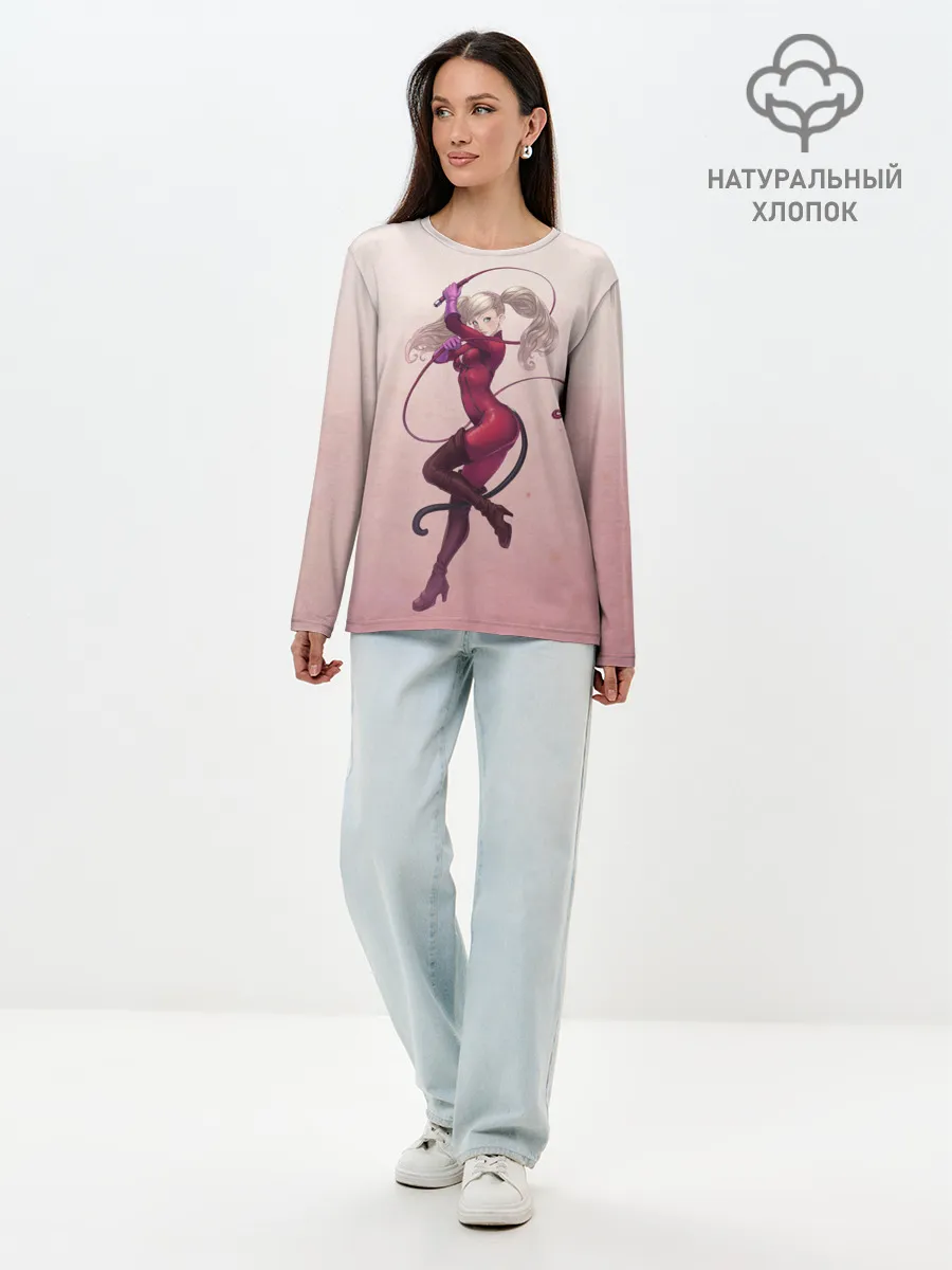 Лонгслив женский. Хлопок / Милая Энн