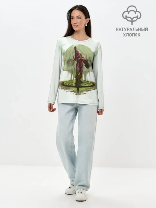 Лонгслив женский. Хлопок / Quake Champions