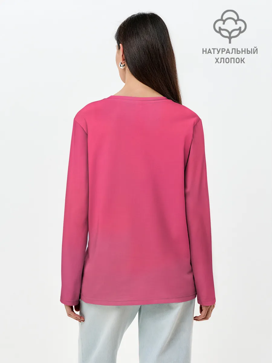 Лонгслив женский. Хлопок / Амамия