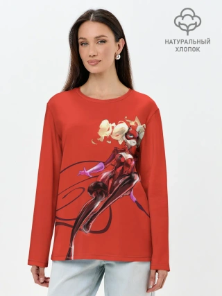 Лонгслив женский. Хлопок / Takamaki