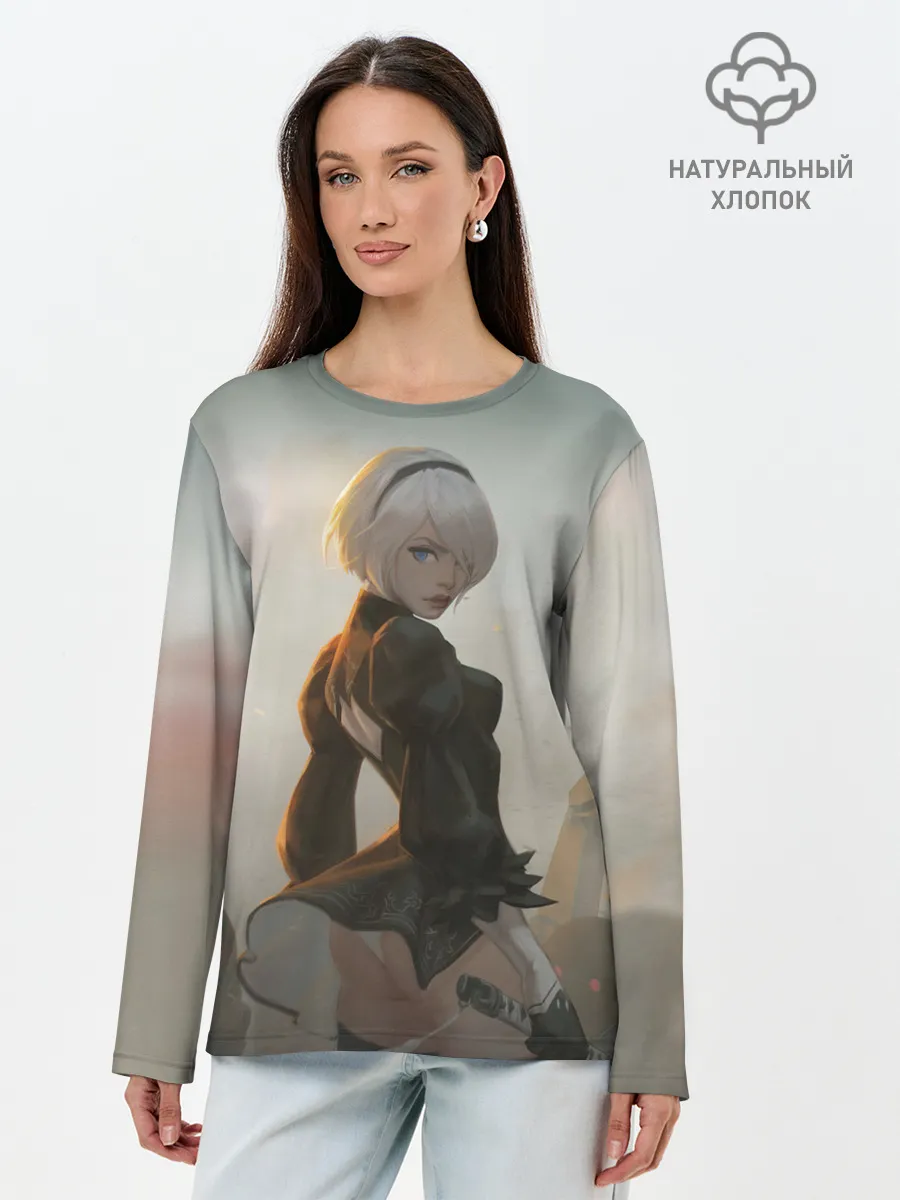 Лонгслив женский. Хлопок / Nier