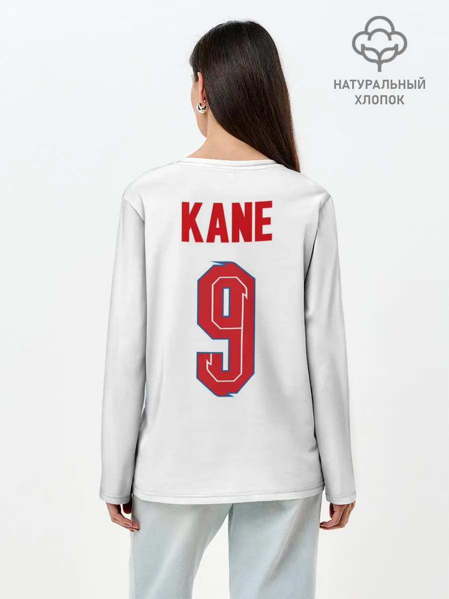 Лонгслив женский. Хлопок / Кейн форма Англия 2021/2022