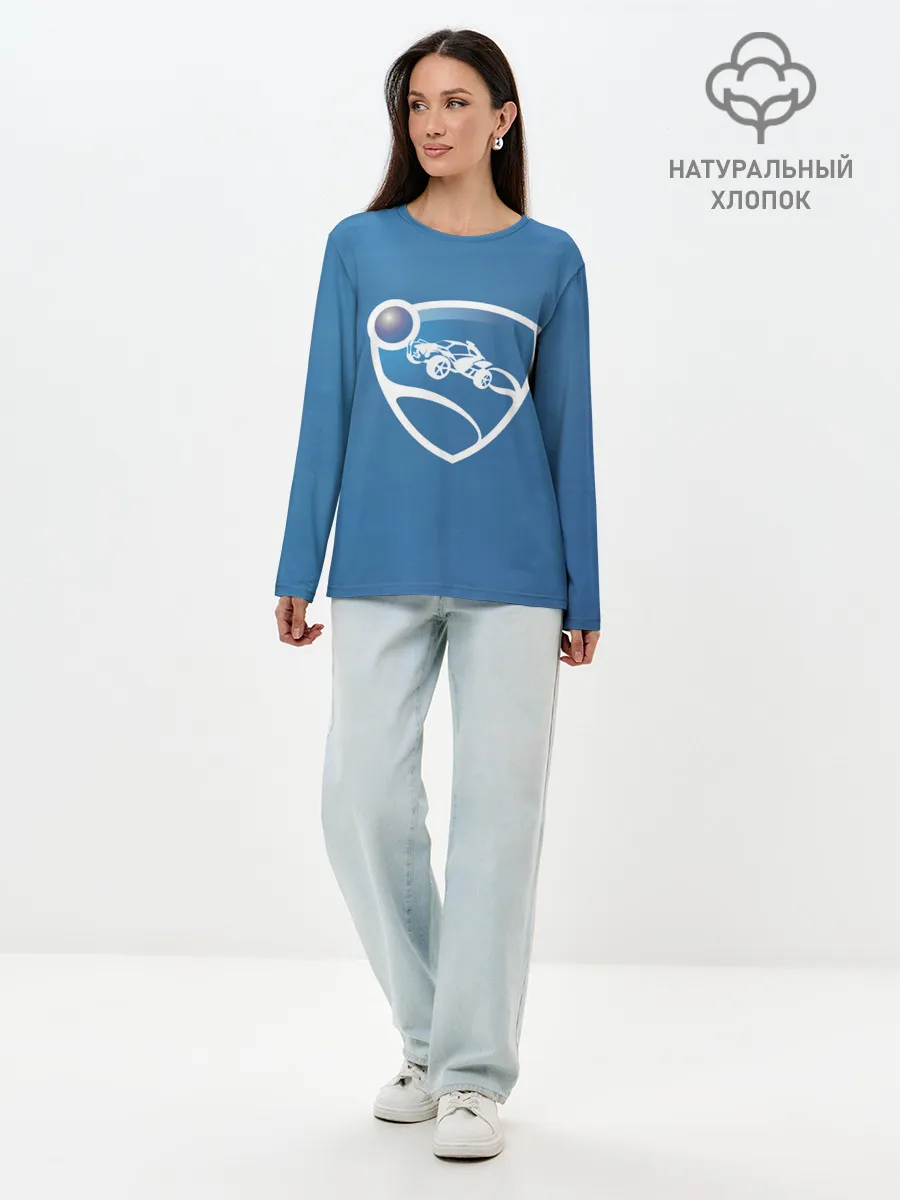 Лонгслив женский. Хлопок / Rocket League Fan