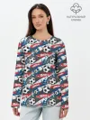 Лонгслив женский. Хлопок / FOOTBALL