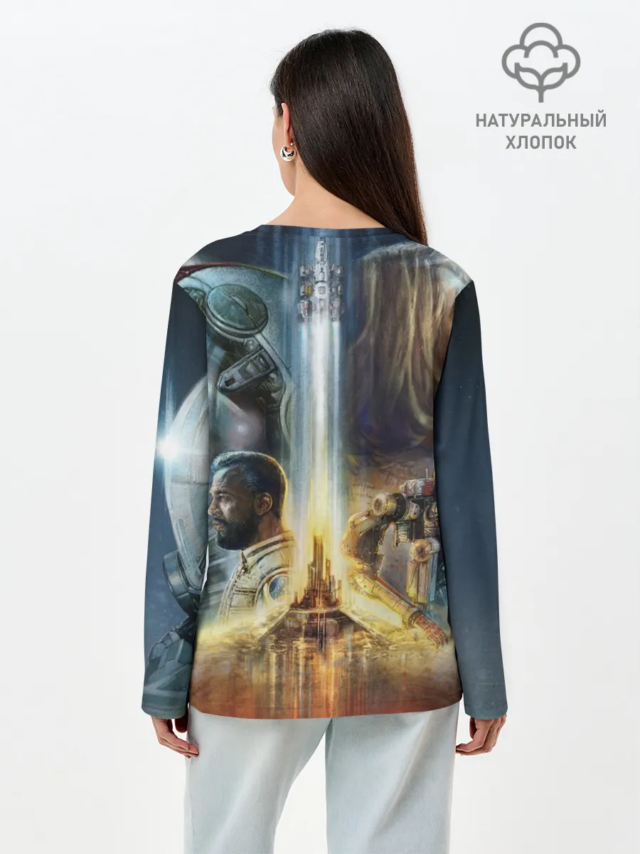 Лонгслив женский. Хлопок / Starfield Обложка