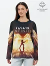 Лонгслив женский. Хлопок / Halo infinite Мастер Чиф