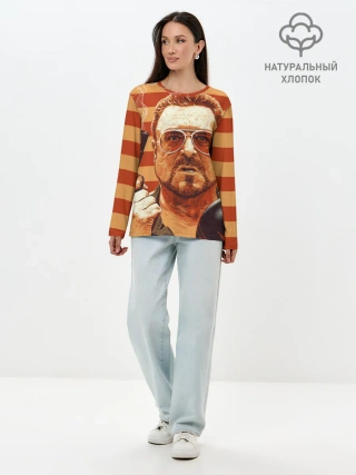 Лонгслив женский. Хлопок / Walter Sobchak