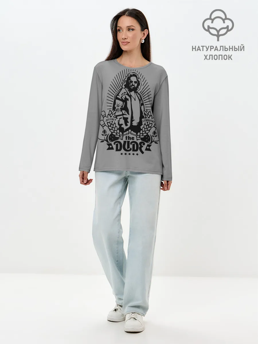 Лонгслив женский. Хлопок / The dude