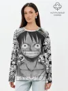 Лонгслив женский. Хлопок / Луфи улыбается one piece