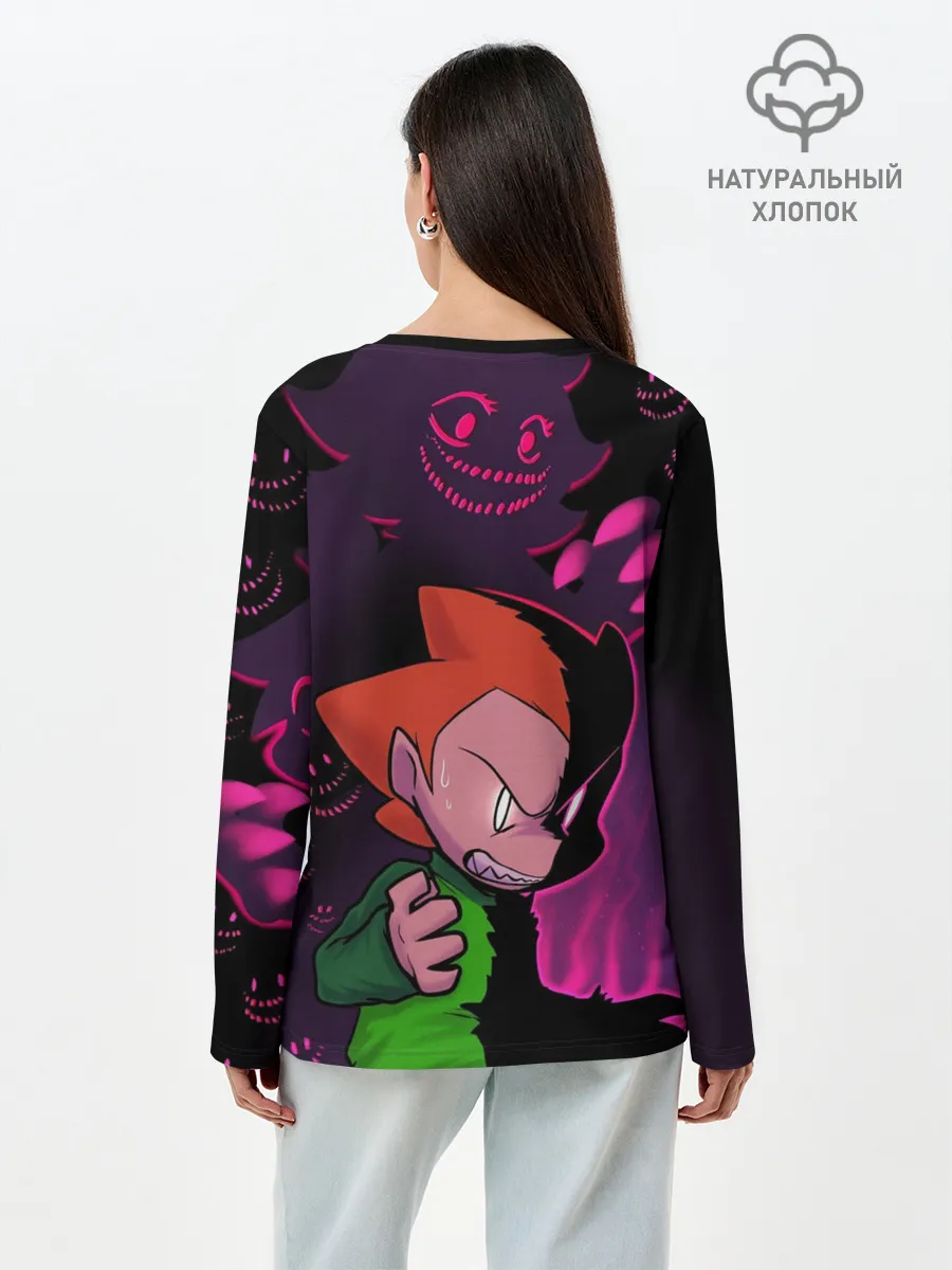 Лонгслив женский. Хлопок / Friday Night Funkin | FNF