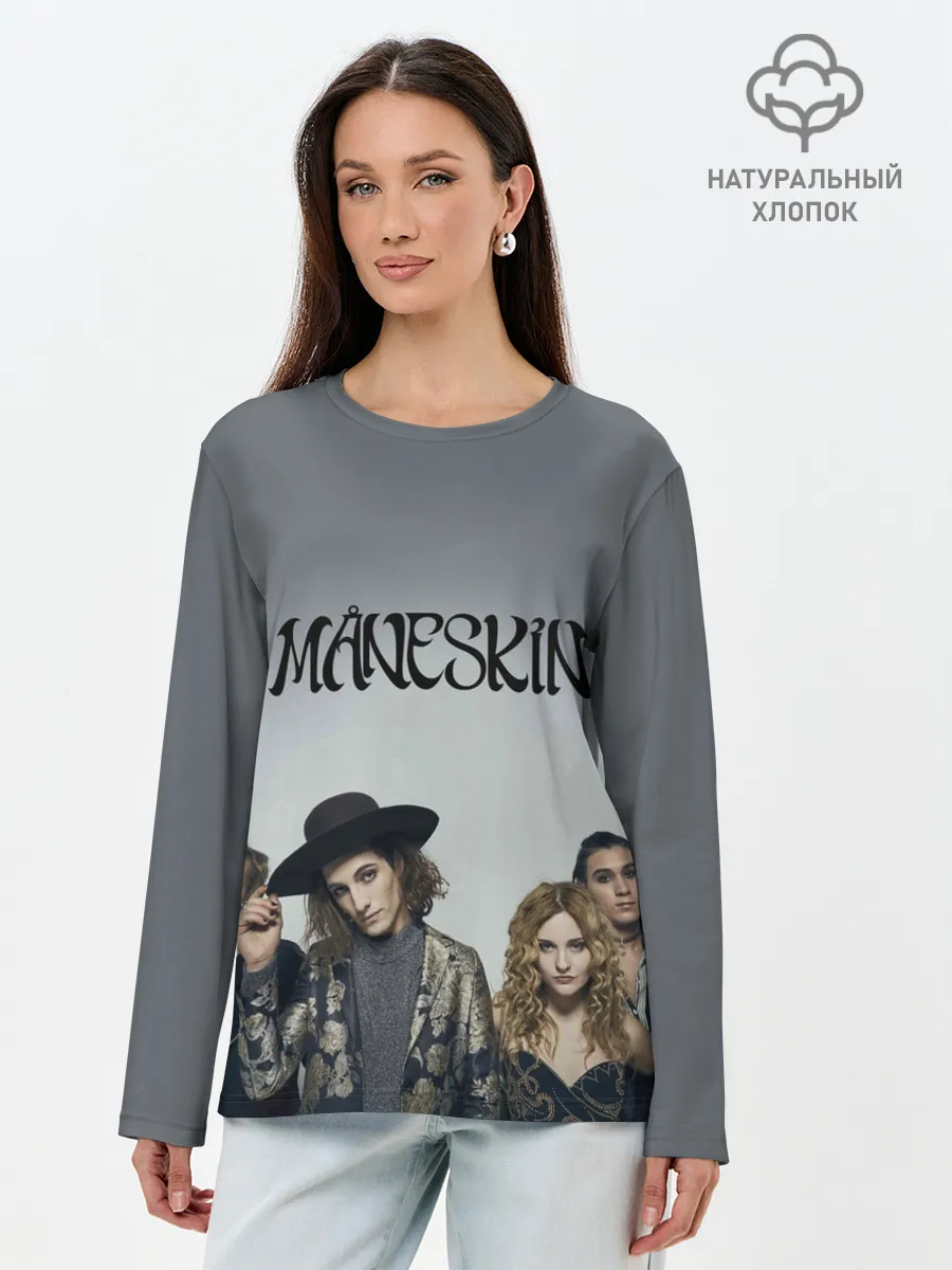 Лонгслив женский. Хлопок / Maneskin