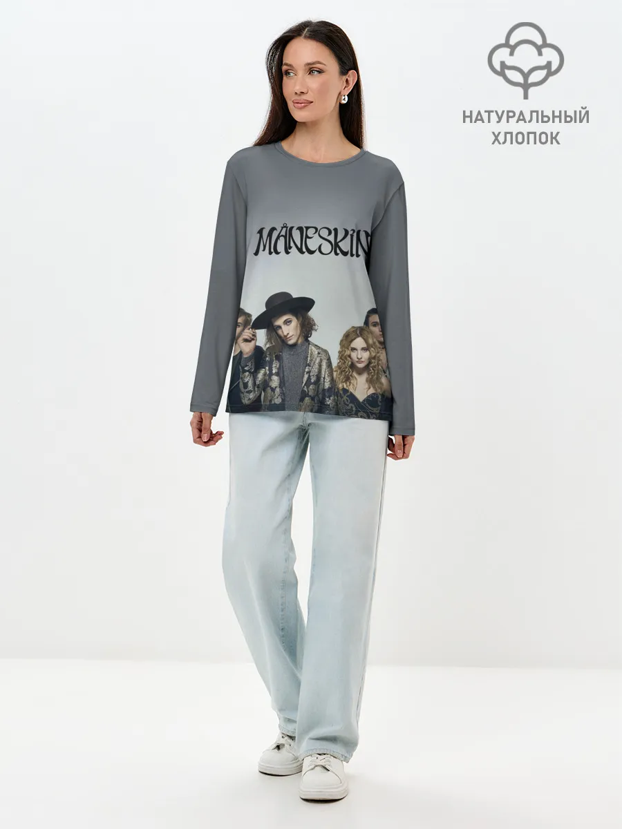 Лонгслив женский. Хлопок / Maneskin