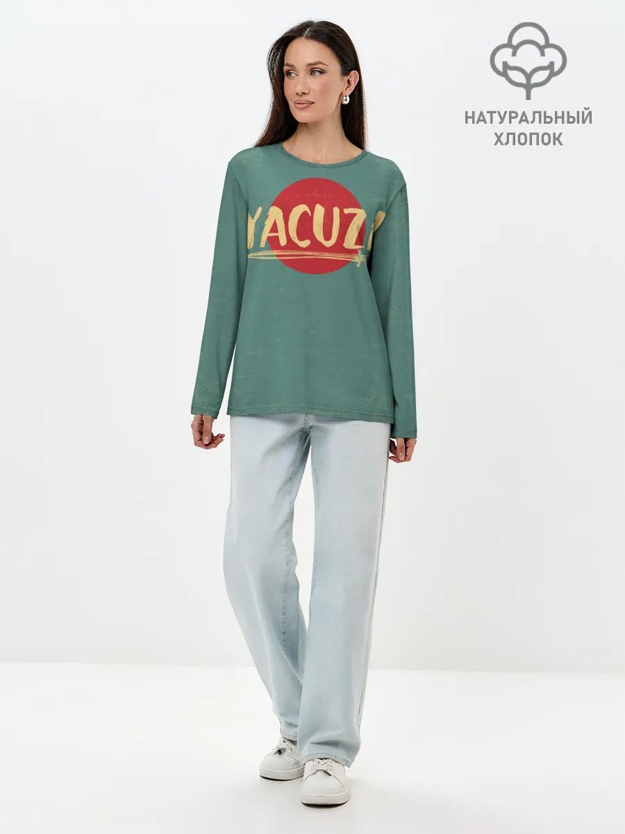 Лонгслив женский. Хлопок / Yakuza