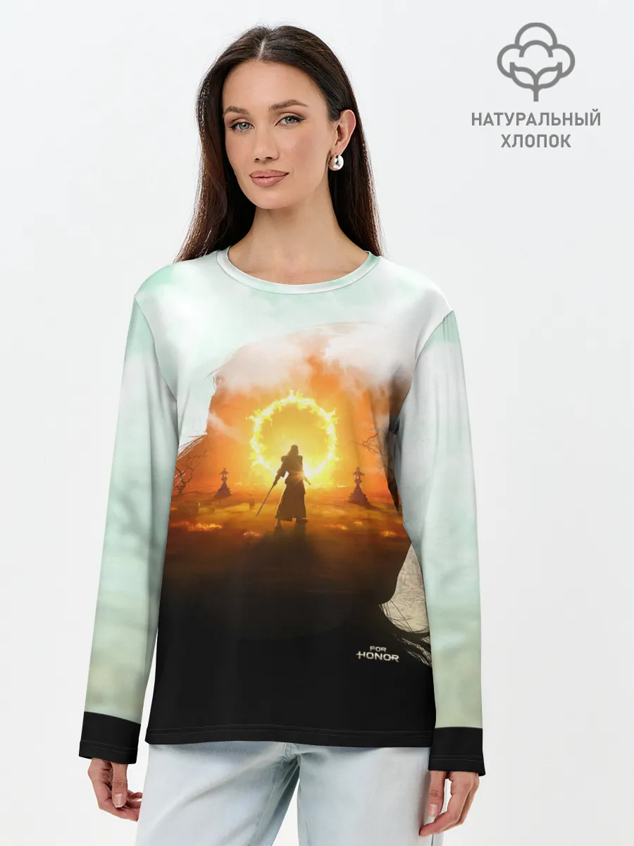 Лонгслив женский. Хлопок / For Honor Mirage