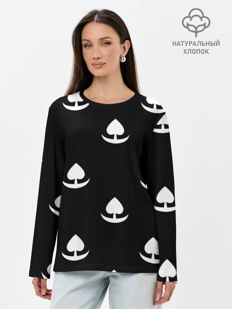 Лонгслив женский. Хлопок / КОСТЮМ ХЯККИМАРУ | ДОРОРО