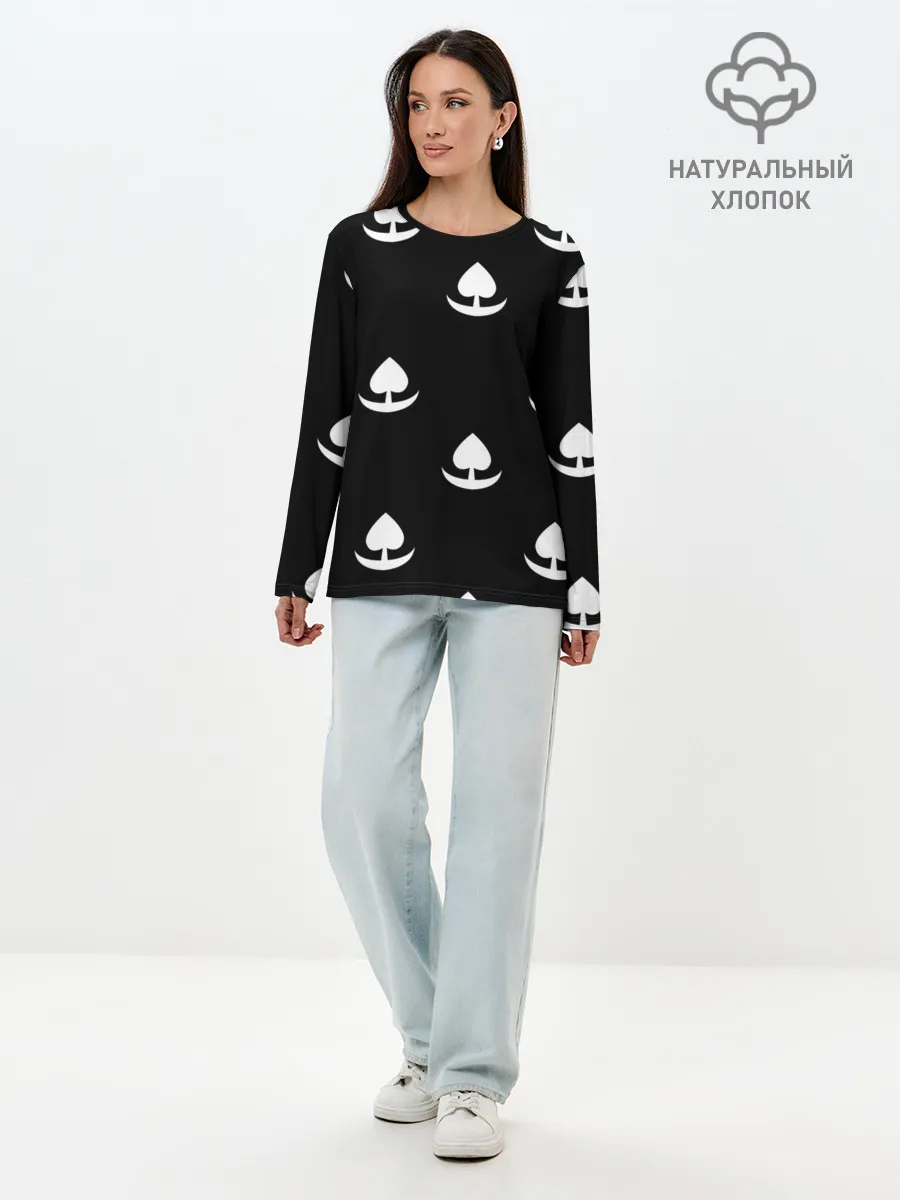 Лонгслив женский. Хлопок / КОСТЮМ ХЯККИМАРУ | ДОРОРО