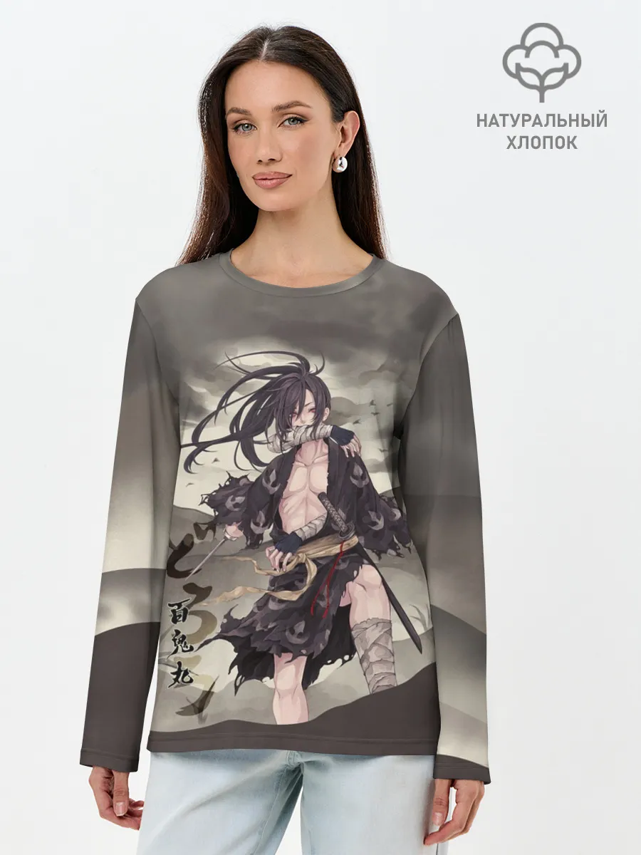 Лонгслив женский. Хлопок / ПУТЬ ХЯККИМАРУ | ДОРОРО