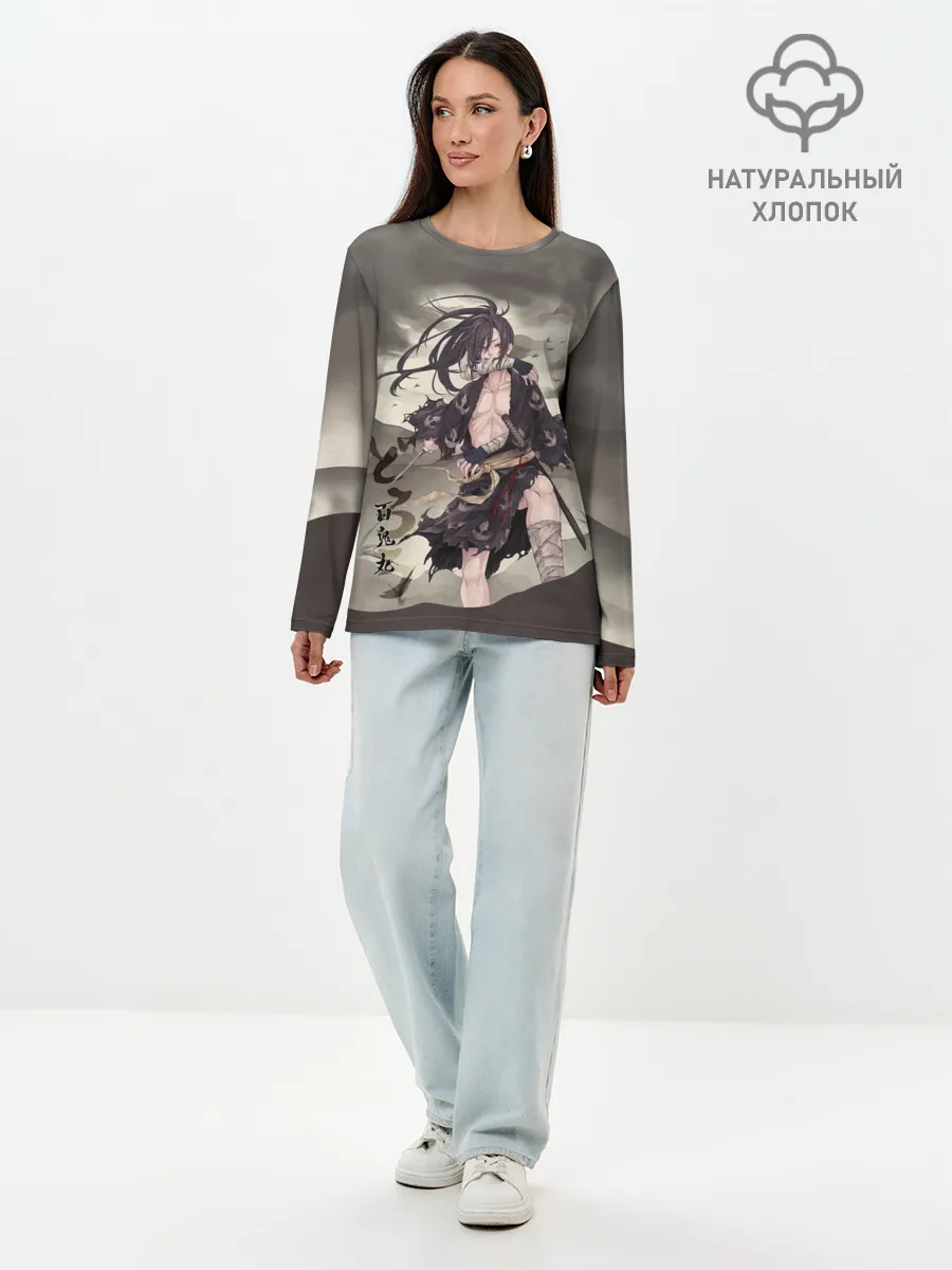 Лонгслив женский. Хлопок / ПУТЬ ХЯККИМАРУ | ДОРОРО