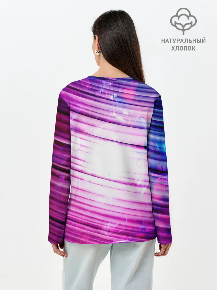 Лонгслив женский. Хлопок / Бездомный бог Хиёри