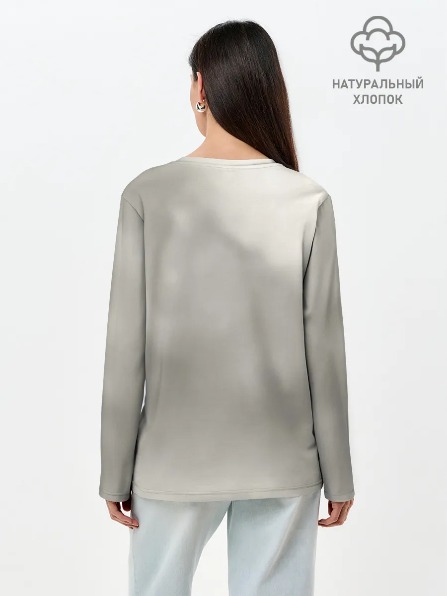 Лонгслив женский. Хлопок / Team Bison