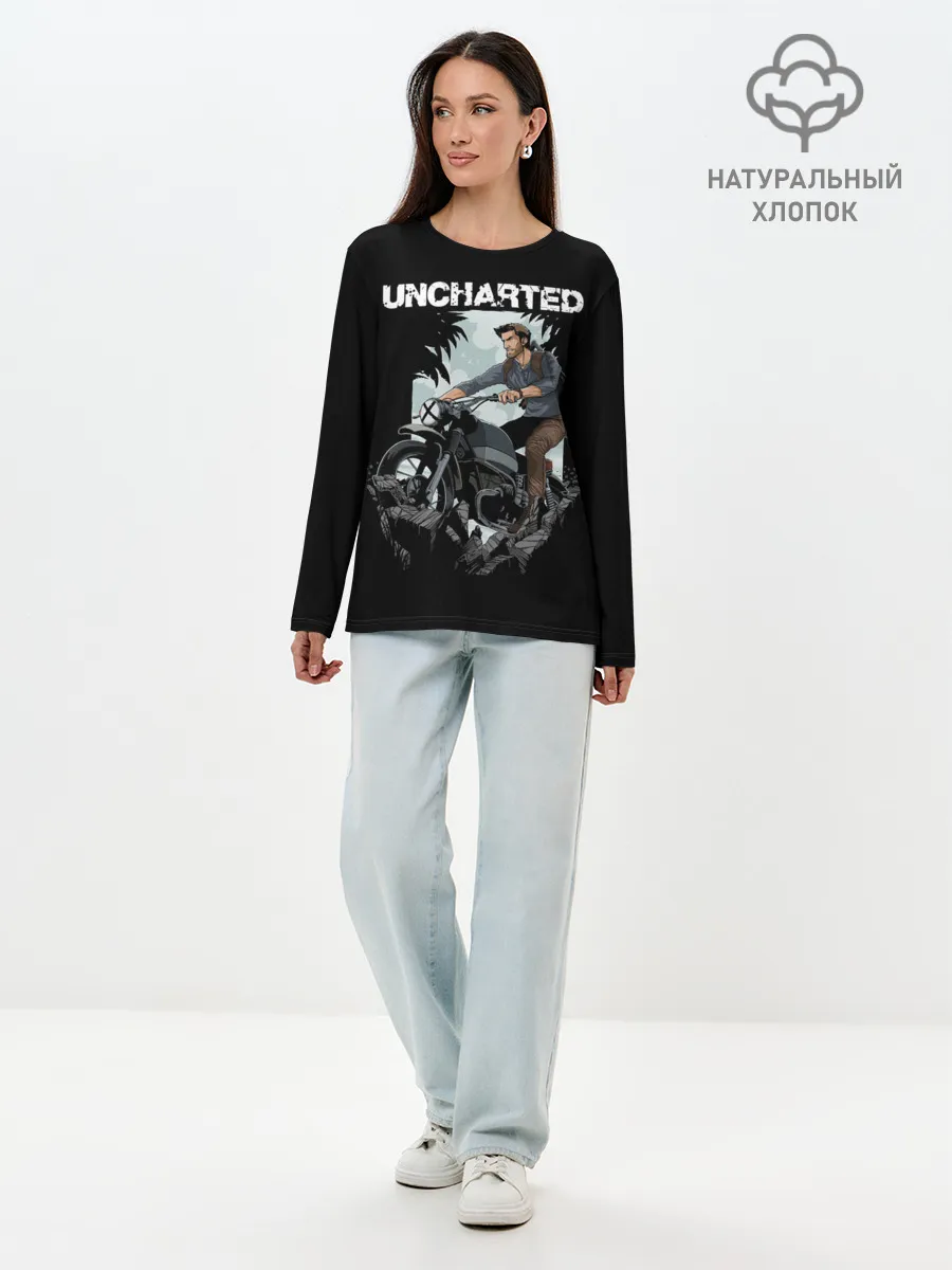 Лонгслив женский. Хлопок / Дерзкий Нейтан