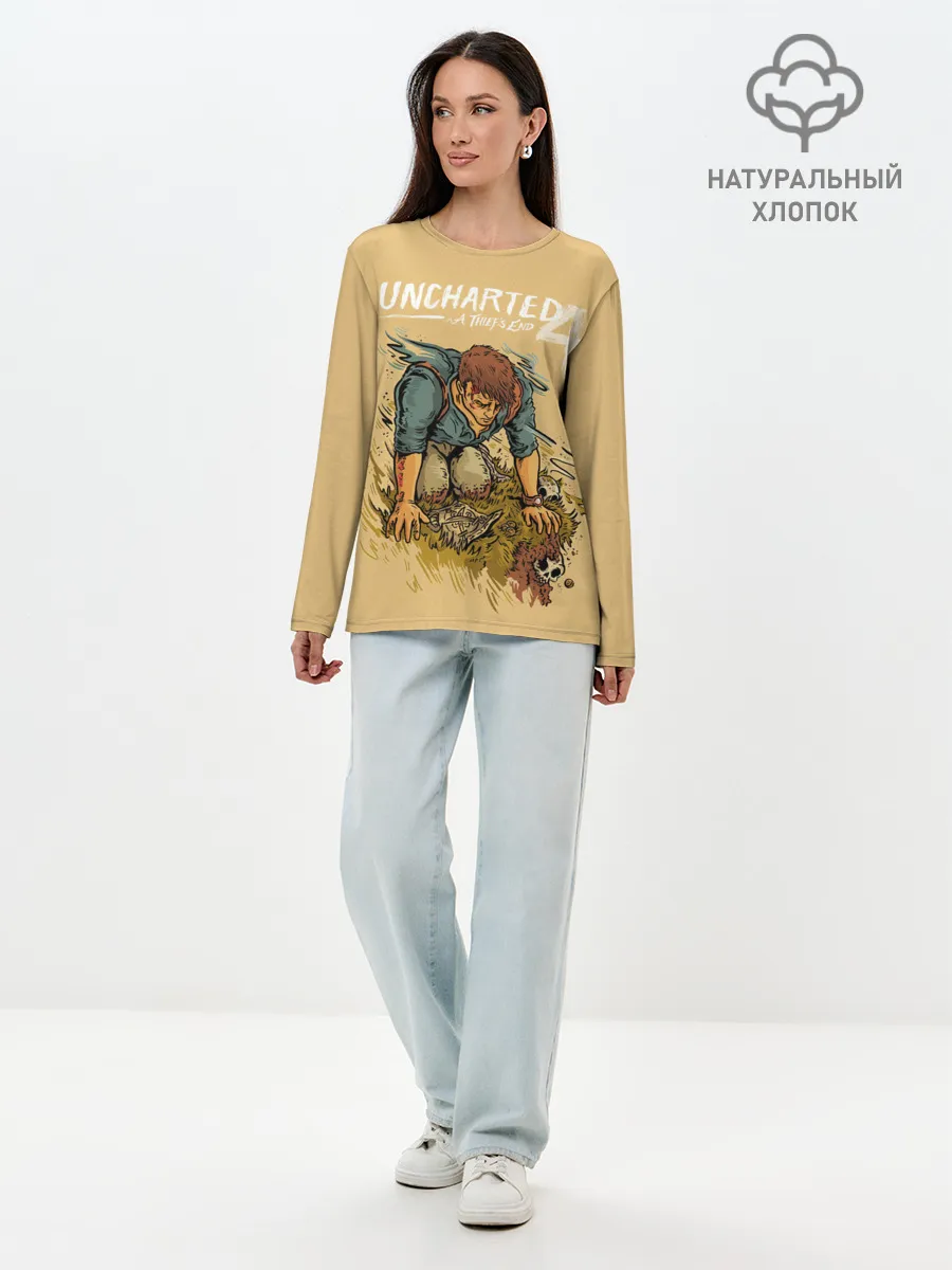 Лонгслив женский. Хлопок / Fallen Nathan