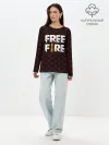 Лонгслив женский. Хлопок / FREEFIRE | PATTERN GARENA