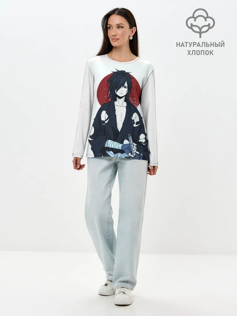 Лонгслив женский. Хлопок / ДОРОРО | ХЯККИМАРУ