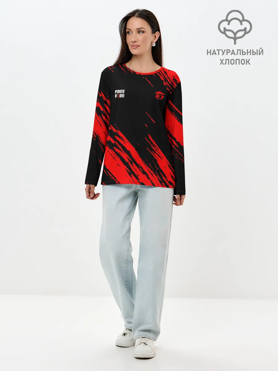 Лонгслив женский. Хлопок / FF | GARENA