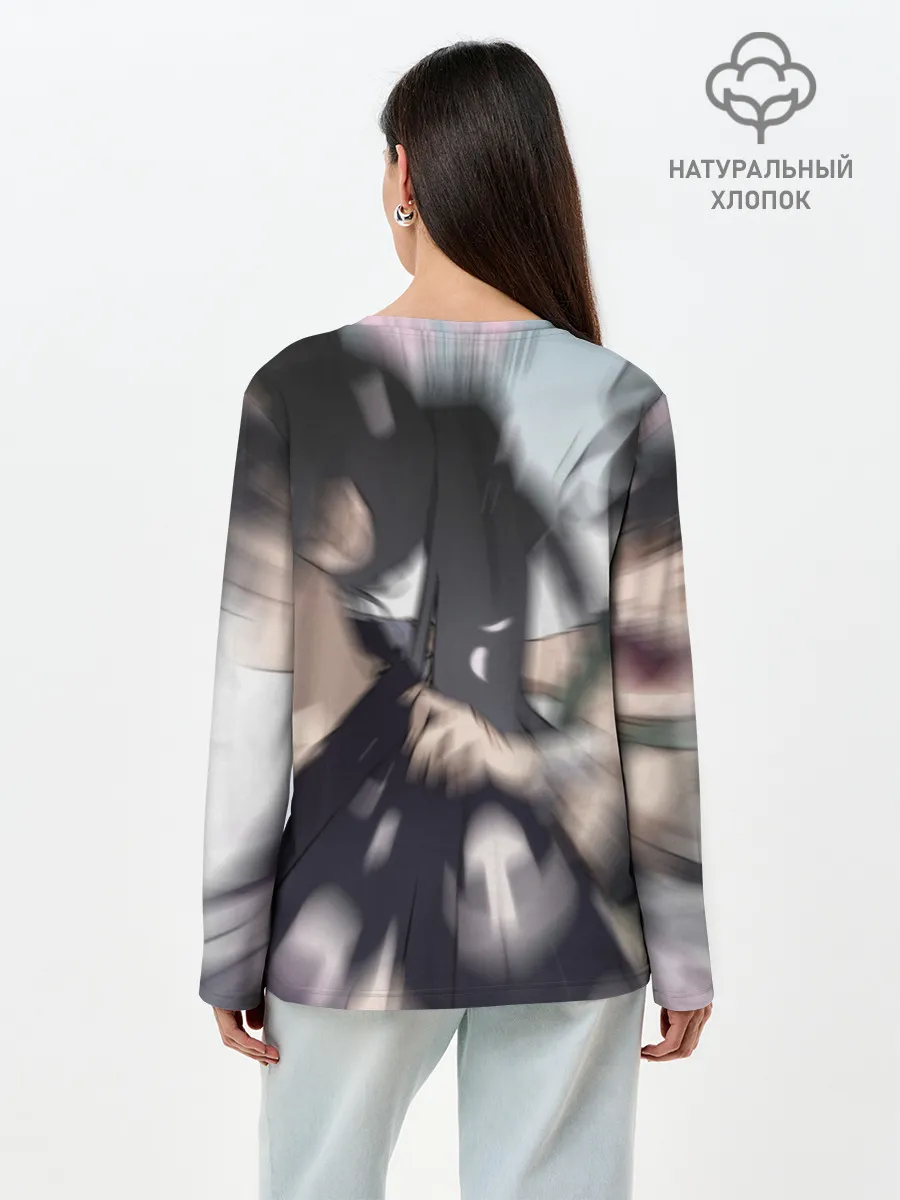 Лонгслив женский. Хлопок / Хяккимару | Такебо