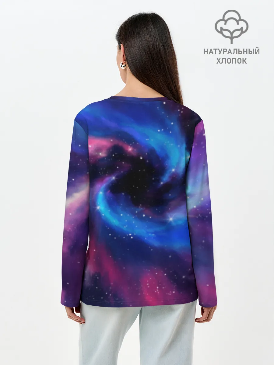 Лонгслив женский. Хлопок / Starfield / Старфилд