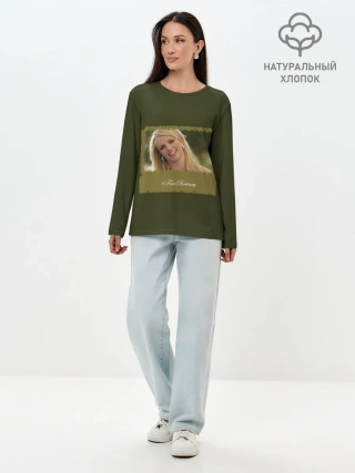 Лонгслив женский. Хлопок / Free Britney