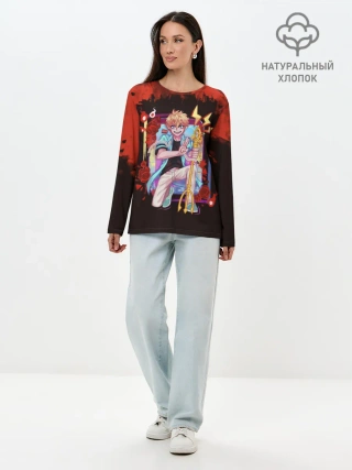 Лонгслив женский. Хлопок / Ко Минамото | Туалетный мальчик Ханако-кун