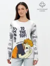 Лонгслив женский. Хлопок / TO THE TOP! Hinata Shoyo
