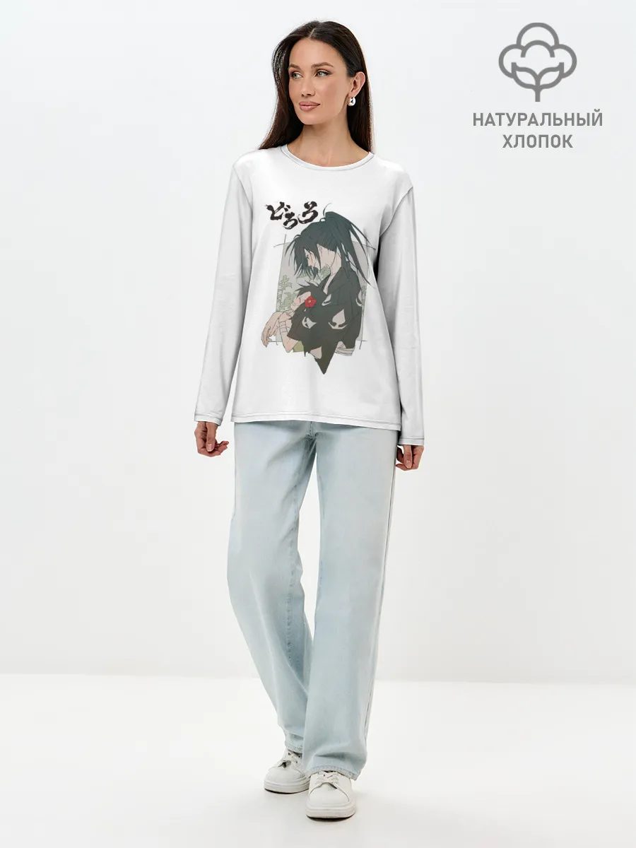 Лонгслив женский. Хлопок / Dororo Хяккимару
