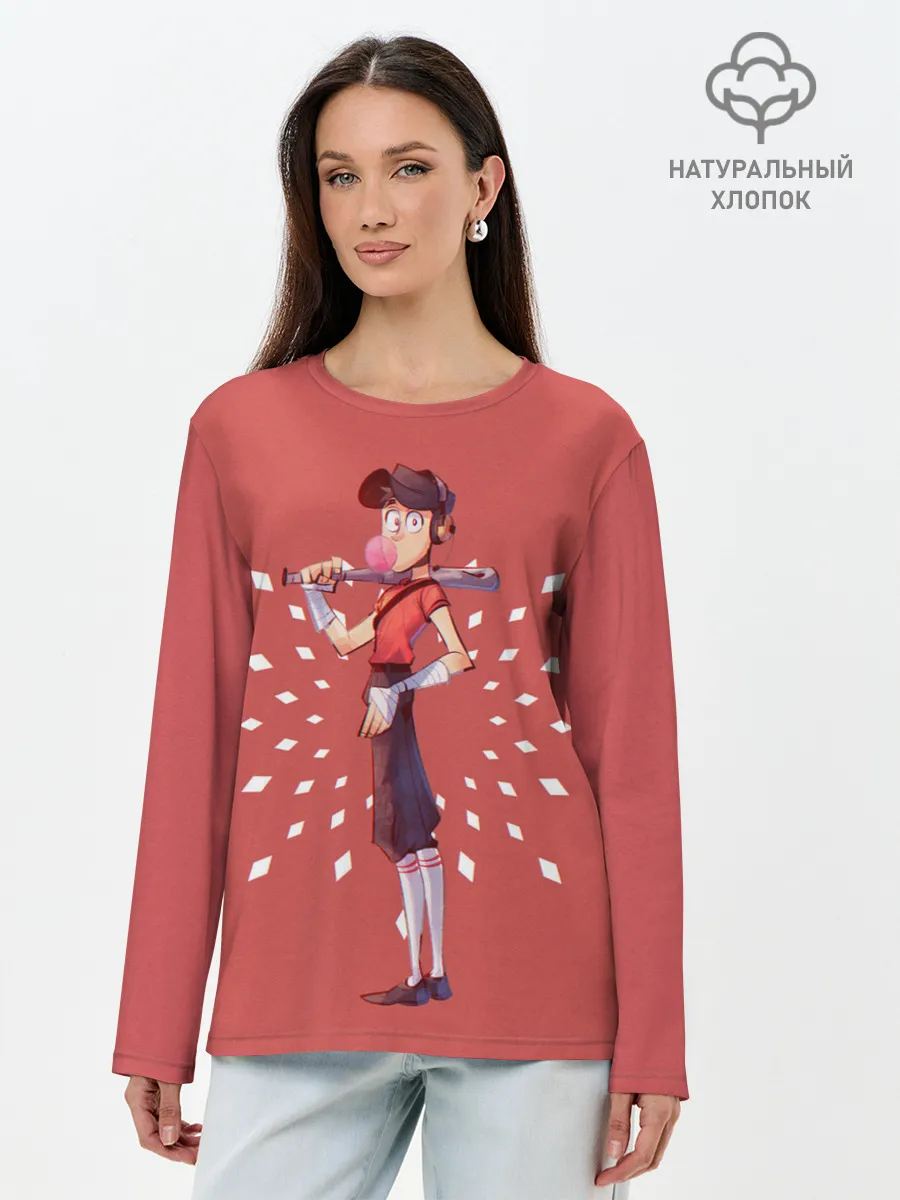 Лонгслив женский. Хлопок / Scout