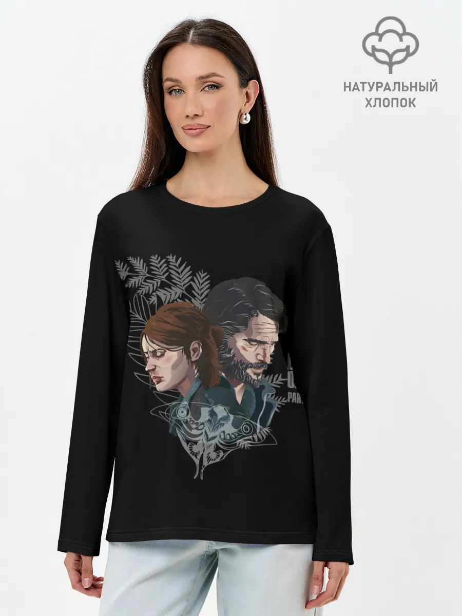 Лонгслив женский. Хлопок / Вместе навсегда