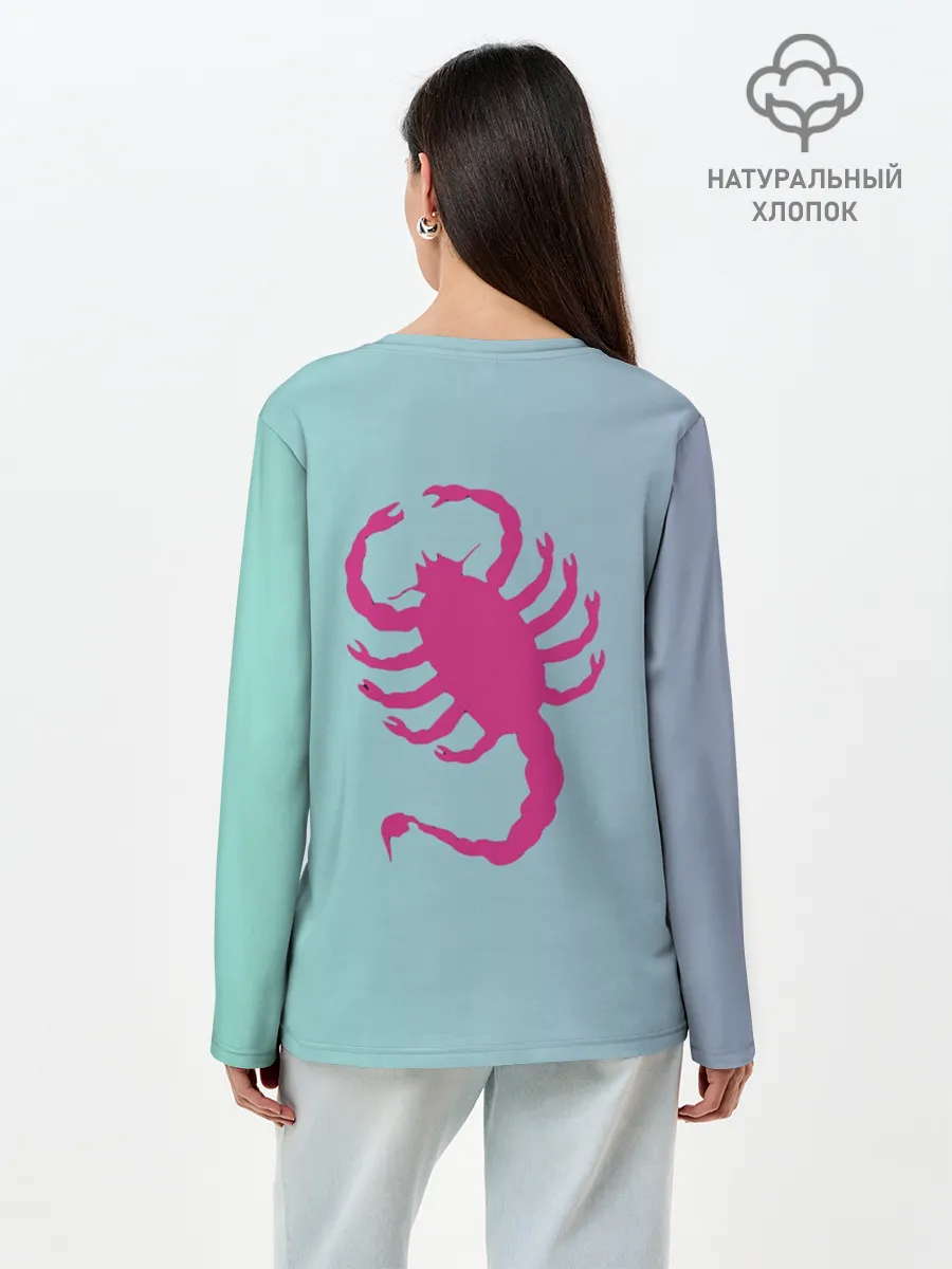 Лонгслив женский. Хлопок / В стиле Drive