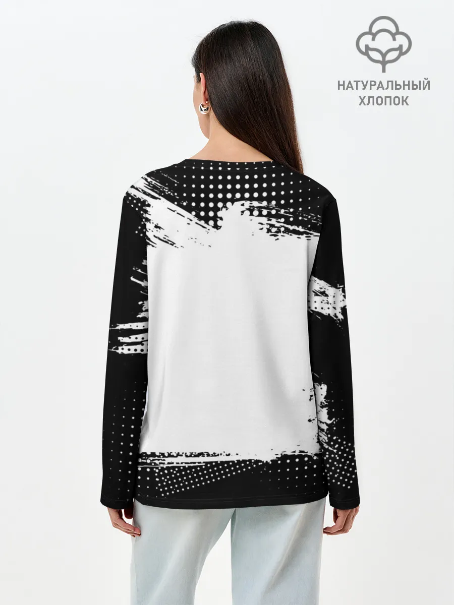 Лонгслив женский. Хлопок / Тобио Кагеяма корона Haikyuu!!