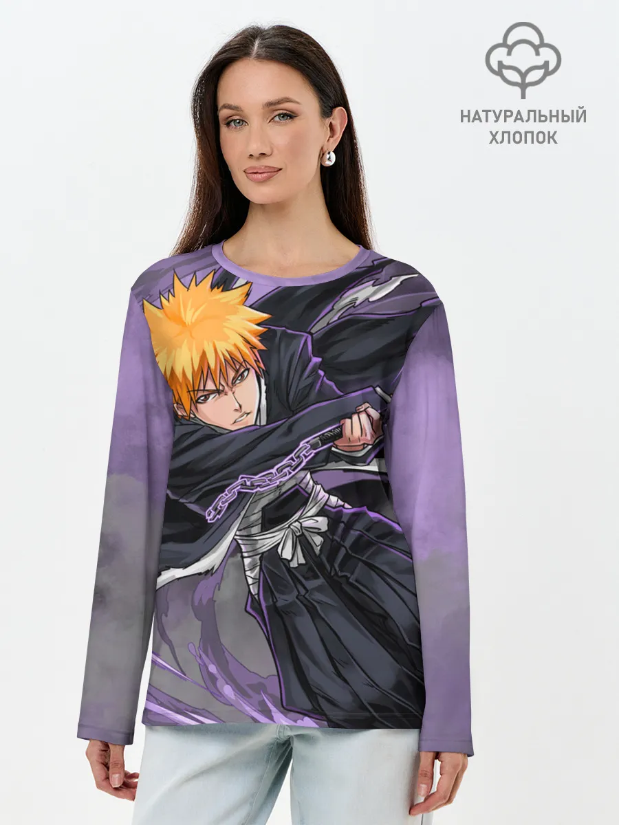 Лонгслив женский. Хлопок / ИЧИГО