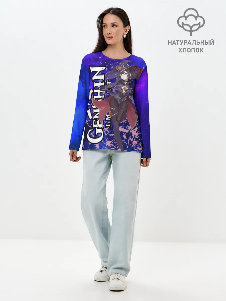 Лонгслив женский. Хлопок / MONA