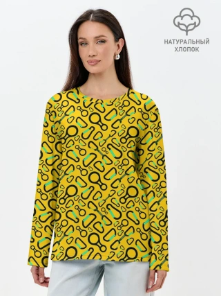 Лонгслив женский. Хлопок / Альпинист