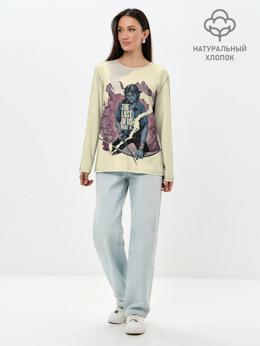 Лонгслив женский. Хлопок / Angry Elly