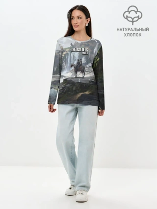 Лонгслив женский. Хлопок / Элли и Дина