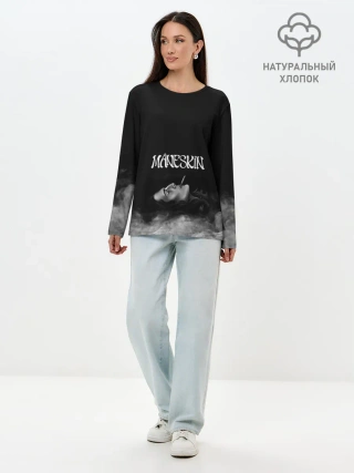 Лонгслив женский. Хлопок / Дамиано Давид | Монэскин