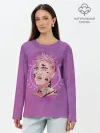 Лонгслив женский. Хлопок / Purpule Peep