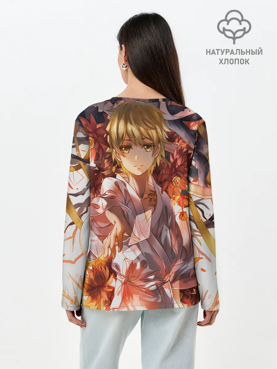 Лонгслив женский. Хлопок / Священный сосуд Секи