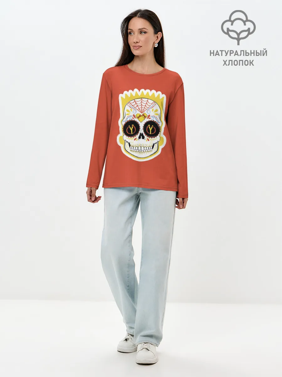 Лонгслив женский. Хлопок / Мексиканский Барт